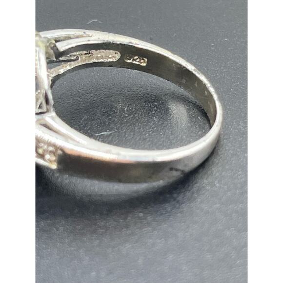 Sterling Silver 925 Mystic Topaz and CZ Ring  Sz 10.25 - Picture 12 of 16